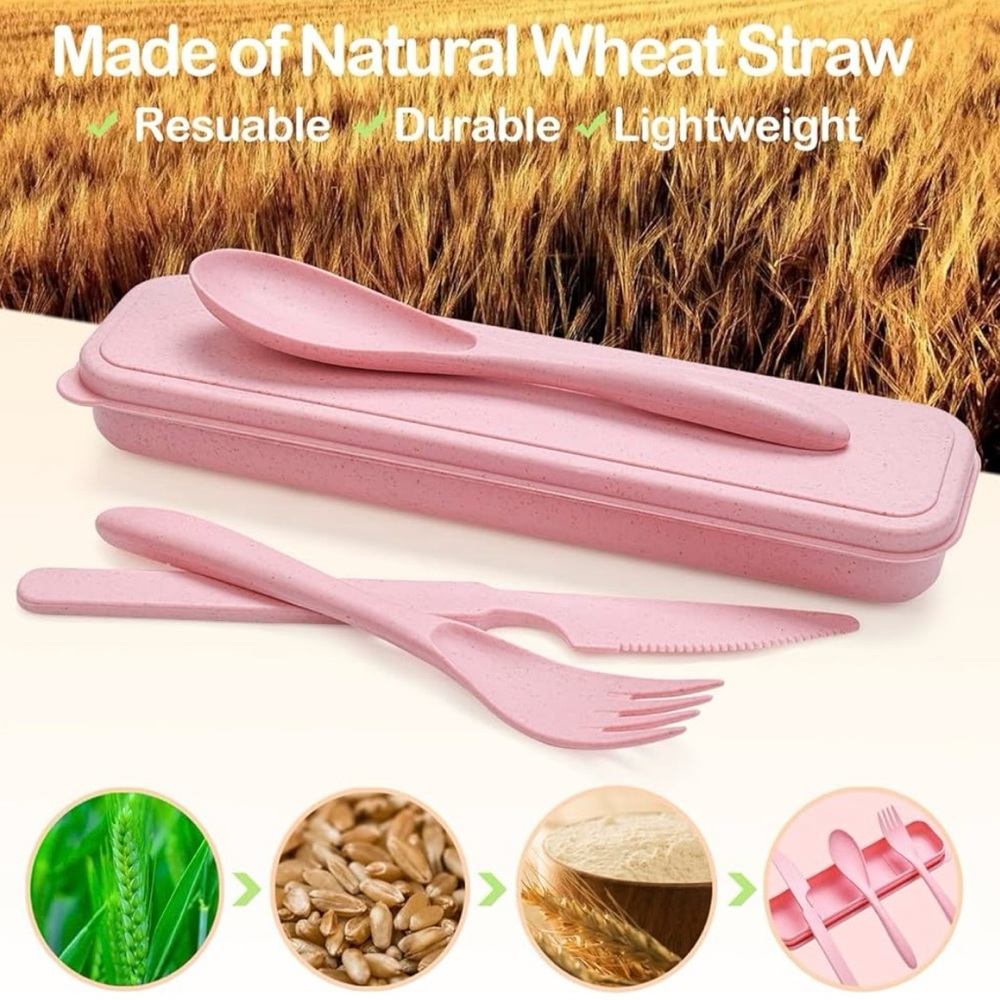 Reusable Travel Camping Utensils | set of 4